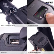 NCM-E-MTB Moskow Plus 29 Zoll E-Mountainbike schwarz-blau