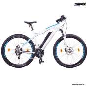 NCM-E-MTB Moskow Plus 29 Zoll E-Mountainbike weiss-blau