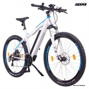 NCM-E-MTB Moskow Plus 29 Zoll E-Mountainbike weiss-blau