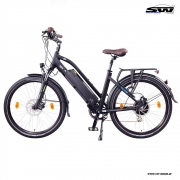 NCM-E-Bike MILANO PLUS 26 ZOLL TREKKING schwarz