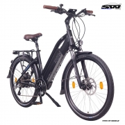 NCM-E-Bike MILANO PLUS 26 ZOLL TREKKING schwarz