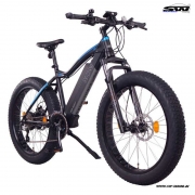 NCM-E-MTB FATBike ASPAN Plus 26 Zoll E-Mountainbike schwarz matt