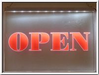 LED Schild  fr Open Spezial Werbeschild