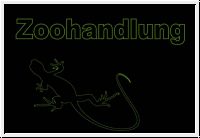 LED Schild fr Zoohandlung Leuchtschrift Werbung Reklame