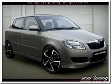 Skoda Fabia II 5J 07-10 Front-Spoiler Ecken / Cup Wings 2-teilig