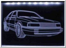 Led Schild mit Gravur fr Audi Quattro 200 20V