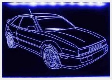 Led Schild mit Gravur fr VW Corrado G60 VR6