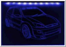 Led Schild mit Gravur fr Ford Focus ST