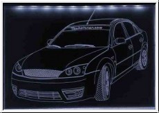 Led Schild mit Gravur fr Ford Mondeo 16V ST