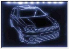 Led Schild mit Gravur fr Renault Clio 16 V 01