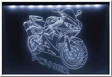 Led Sign with FanSign fr Yamaha R6 2