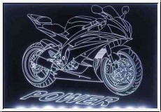 Led Sign with FanSign fr Yamaha R6