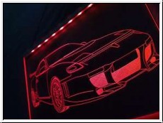 Led Schild mit Gravur fr Toyota Celica Spezial