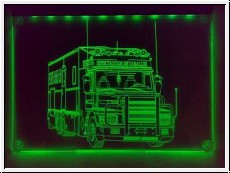 Led Schild mit TRUCK 4 + Ihren Wunschnamen