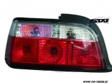 SW Rckleuchten fr 3er BMW E36 Coupe / Cabrio red/crystal 90-97