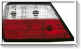 LED Rckleuchten Mercedes Benz W124 84-93 red/crystal