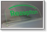 Info Led Schild Rezeption