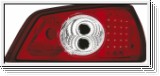 LED taillights Peugeot 306 92-96 _ red/crystal