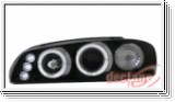 Scheinwerfer Subaru Impreza 97+ 2 Standlichtringe black