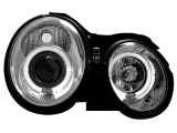 Angel Eye Scheinwerfer fr Mercedes Benz CLK W208 97-02 chrome LED Standlichtringe