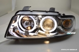 Angel Eye Scheinwerfer fr AUDI A4 B5 95-98 LED Standlichtringe chrom