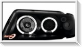 Angel Eye Scheinwerfer Audi A3 8L 96-00 2 LED Standlichtringe Black