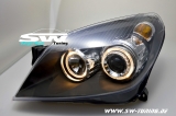 Angel Eye Scheinwerfer Opel Astra H 04-09 Standlichtringe black