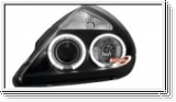 Angel Eye Scheinwerfer fr Ford KA Mk1 96-08 LED Standlichtringe black
