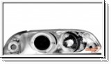 angel eye headlights Fiat Punto type 176 93-99 1 halo rim chrome