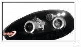 Scheinwerfer Fiat Grande Punto 05+  2 Standlichtringe black