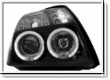 Angel Eye Scheinwerfer Citroen C2 03-08 LED 2 Standlichtringe blac