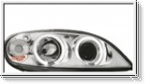 Angel Eye Scheinwerfer Citroen Saxo 00-03 LED Standlichtringe chrom