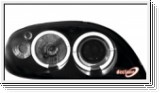 Angel Eye Scheinwerfer Citroen Saxo 00-04 LED Standlichtringe black