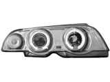 Angel Eye Scheinwerfer BMW 3er E46 Limo 98-01 mit LWR chrome