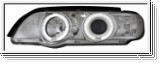 Angel Eye Scheinwerfer fr BMW X5 E53 99-02 LED Standlichtringe chrom