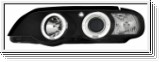 Angel Eye Scheinwerfer fr BMW X5 E53 99-02 LED Standlichtringe black