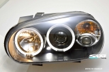 Angel Eye Scheinwerfer fr VW Golf IV 2 LED Standlichtringe black