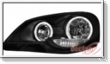 headlights VW Polo 05+_9N2 _ 2 halo rims black