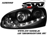 SW-DRL Scheinwerfer VW Golf 5 LED Tagfahrlicht R87 / Xenon black