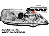 SW-DRL Scheinwerfer Opel Astra G 98-04 LED Tagfahrlicht chrome