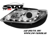 SW-DRL Scheinwerfer Seat Ibiza 6J 08-12 LED-Tagfahrlicht chrome