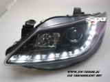 SW-DRL Scheinwerfer Seat Ibiza 6J 08-12 LED-TAGFAHRLICHT black