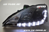 SW-DRL Scheinwerfer Ford Focus Mk1 01-04 LED Tagfahrlicht R87 black