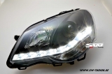 SW-DRL Scheinwerfer VW Polo 9N3 05/05-09 LED Tagfahrlicht black