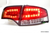 SW-Light LED Rckleuchten fr Audi A4 B7 Lim 04-08 LED Blinker red/chrystal