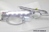 LED Tagfahrlicht fr Mercedes C-Klasse W204 Avantgarde 07-11 chrom oval NSW