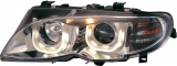 Angel Eye Scheinwerfer BMW E46 Limo 01-05 U-LED-Standlicht chrom