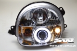Angel Eye Scheinwerfer Renault Twingo 1 93-07 CCFL-SLR chrome