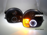 Angel Eye Scheinwerfer Renault Twingo 1 93-07 CCFL-SLR black