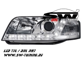 SW-DRL Scheinwerfer AUDI A6 4B 97-01 LED Tagfahrlicht R87 chrome